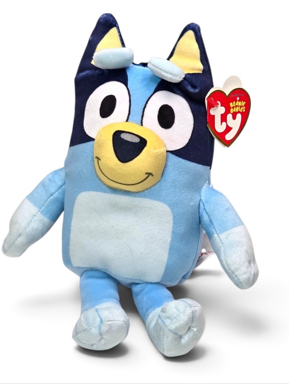 Ty Beanie BLUEY the Dog 6" Blue Soft Bean Plush